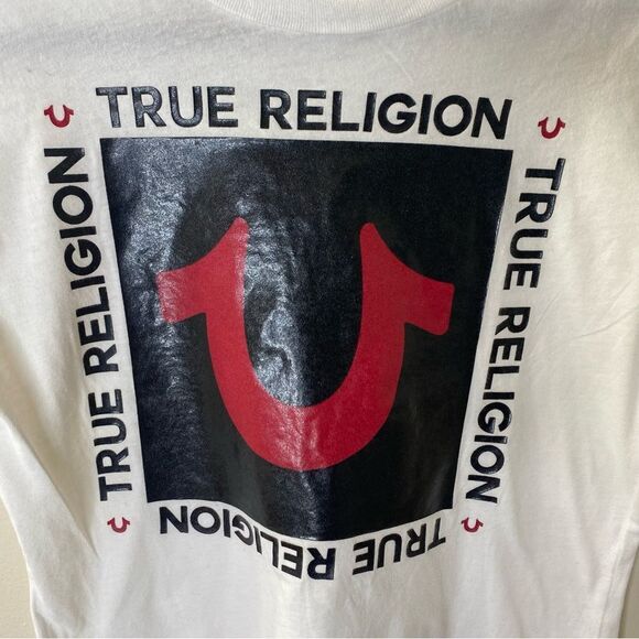 True Religion World Tour T-Shirt Sz S - Picture 3 of 5